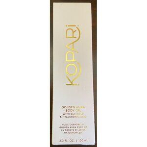 KOPARI BEAUTY Golden Aura Body Oil with 24K Gold & Hyaluronic Acid 3.3oz / 100ml